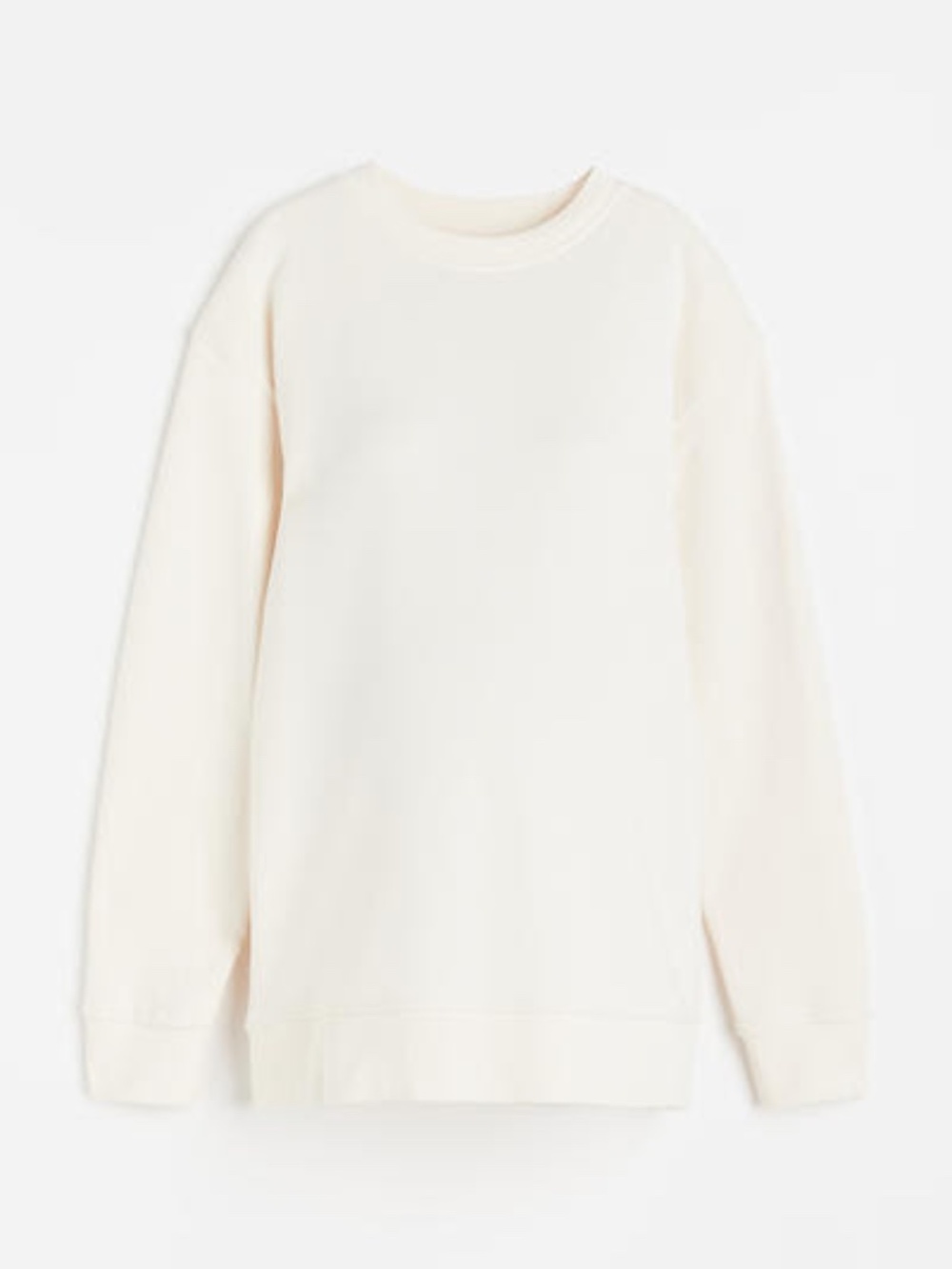 Like New H&M Maternity MAMA Cream/Pale Yellow Sweatshirt, Medium